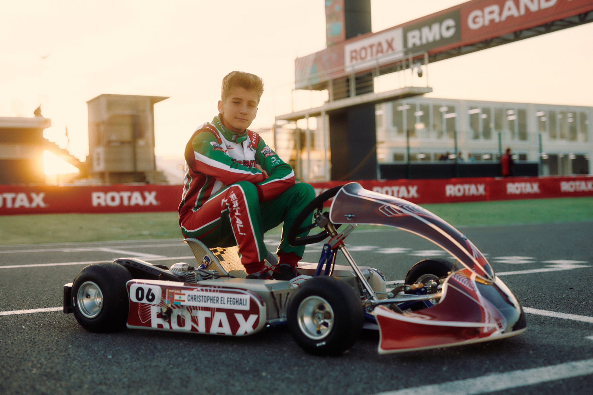 Christopher Feghali and the Rotax E10 eKart