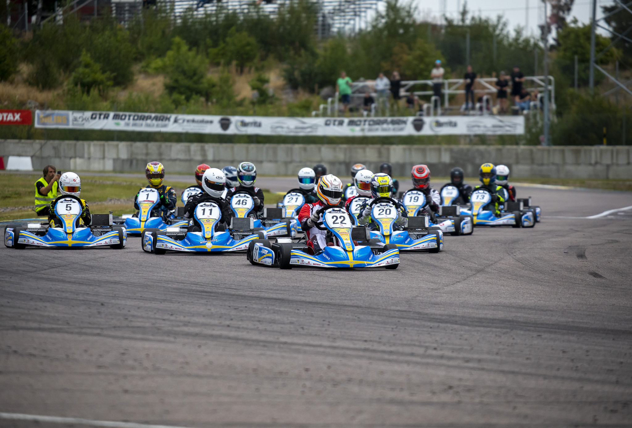 Start of the Rotax E20 Seniors